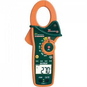 Ampe kìm Extech EX810 đo dòng AC 1000A, True RMS, đo nhiệt độ hồng ngoại -20 đến 270ºC, Ampe kìm