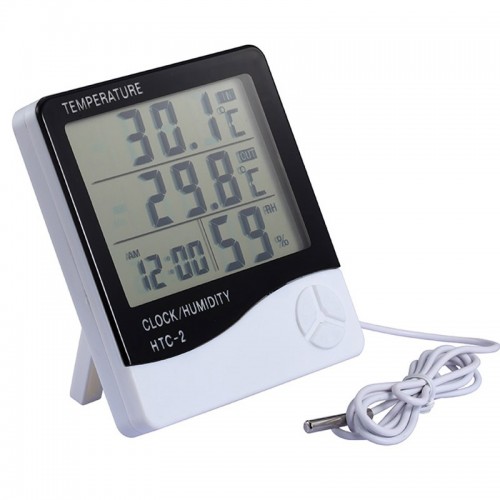 Đồng hồ đo nhiệt độ và độ ẩm M&MPro HTC-2 -50 ~ 70°C, 10% ~ 99%rH, đo trong phòng và ngoài trời
