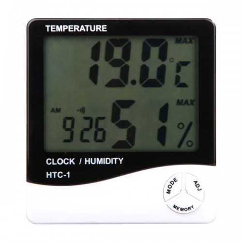 Đồng hồ đo nhiệt độ và độ ẩm M&MPro HTM1/HTC-1 -10 ~ 50°C, 10% ~ 99%rH